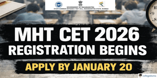 MHT CET 2026 Registration Begins @cetcell.mahacet.org; Apply by January 20